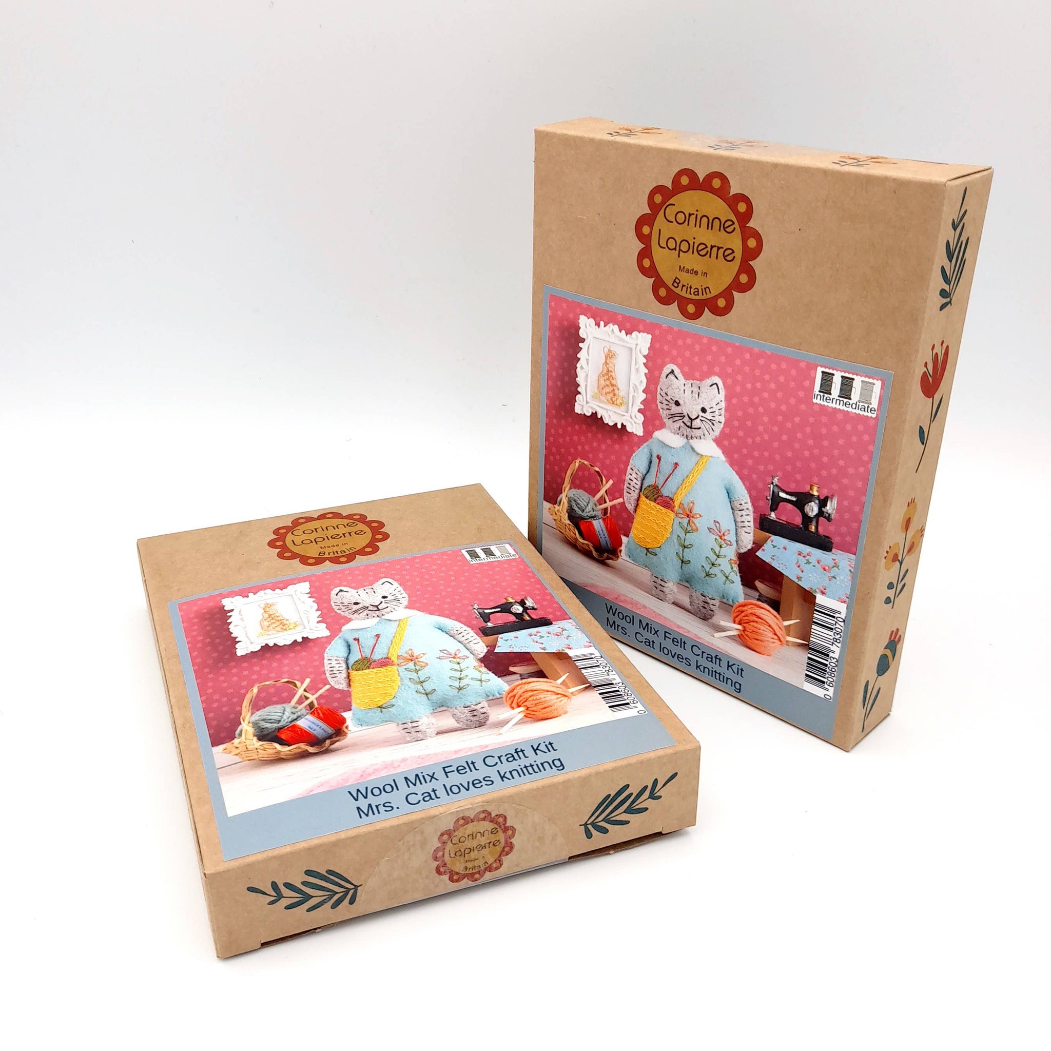 Hedgehog Felt Sewing Kit | Adult Craft Kit