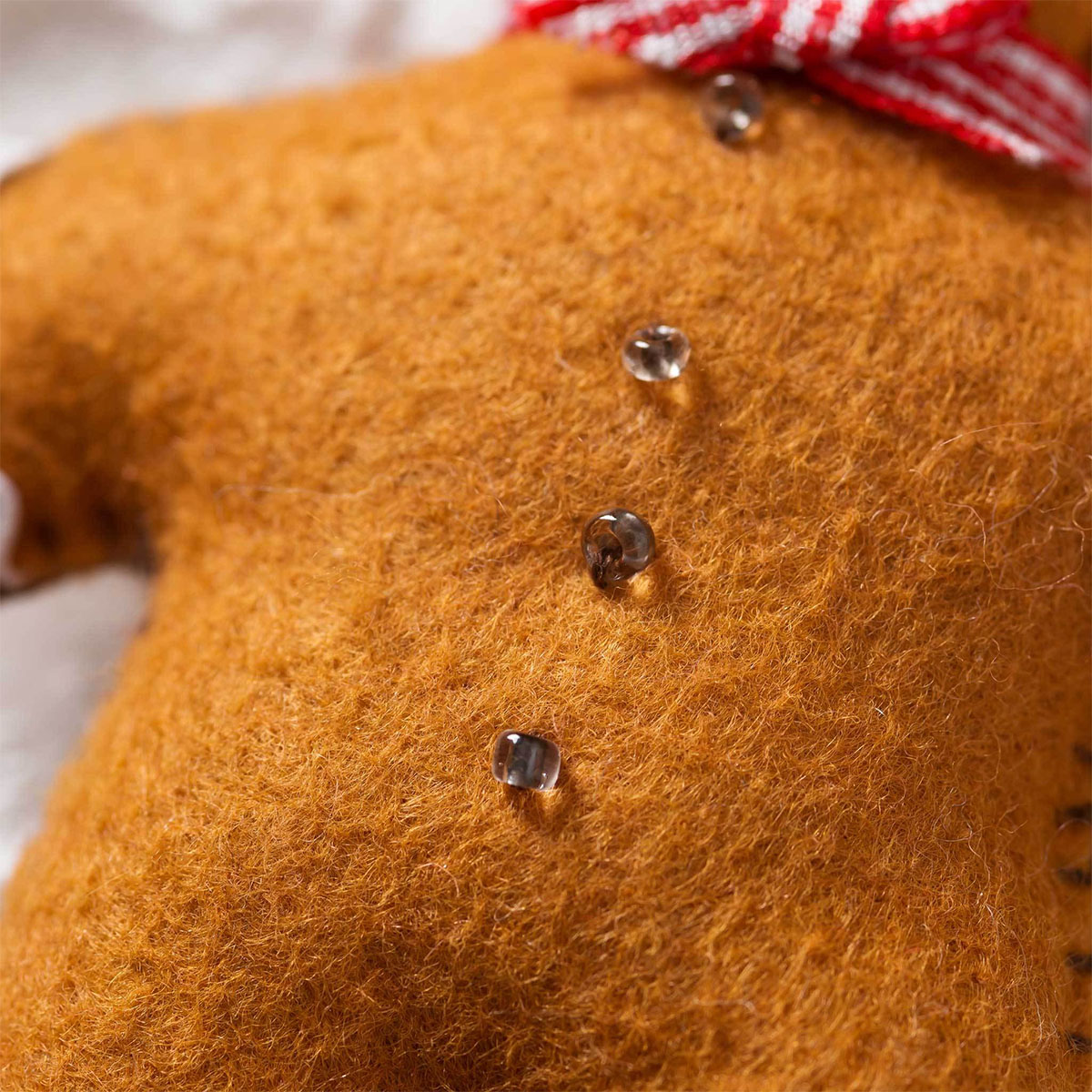 DIY Gingerbread Ornament - Shop Wool-Blend Felt Kits
