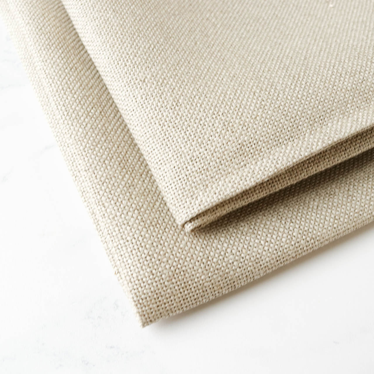 20-count Cork Linen Cross Stitch Fabric - Natural/Raw - Stitched Modern