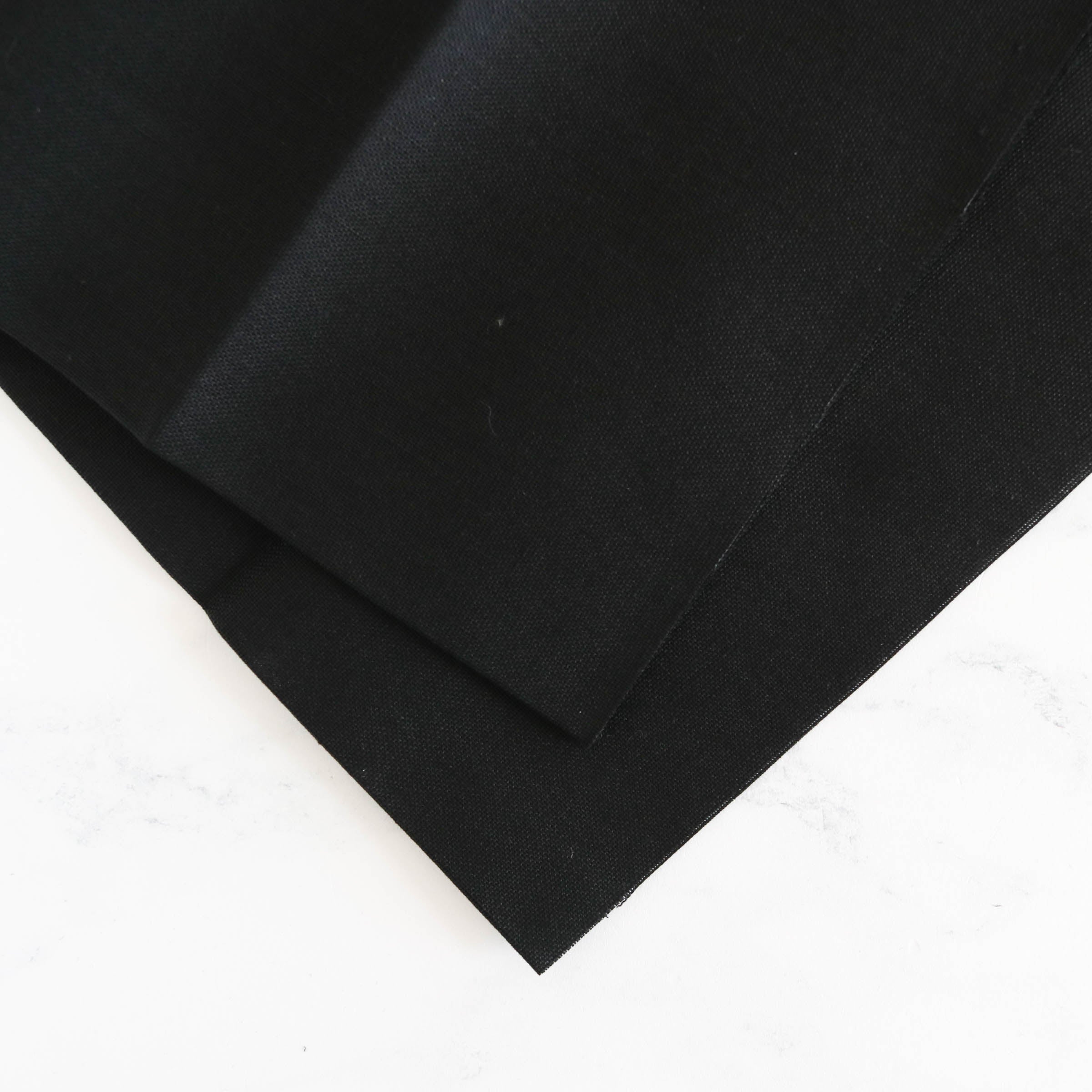 Cotton Hand Embroidery Fabric - Black - Stitched Modern