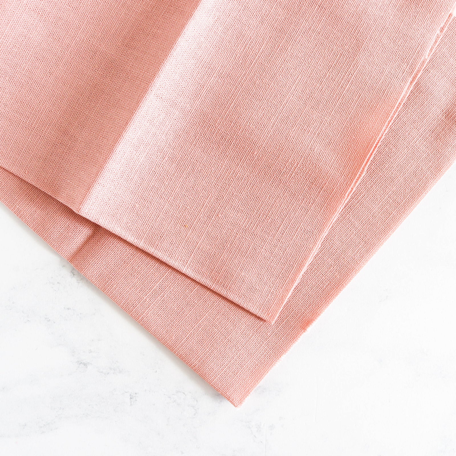 Cotton Hand Embroidery Fabric - Pink-Stitched Modern