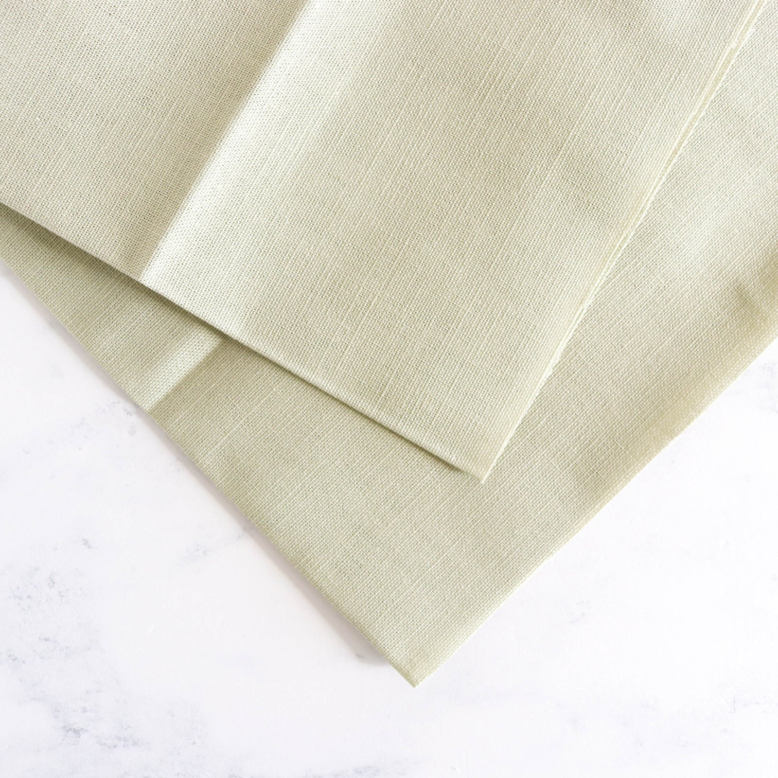 Cotton Hand Embroidery Fabric - Olive Green-Stitched Modern