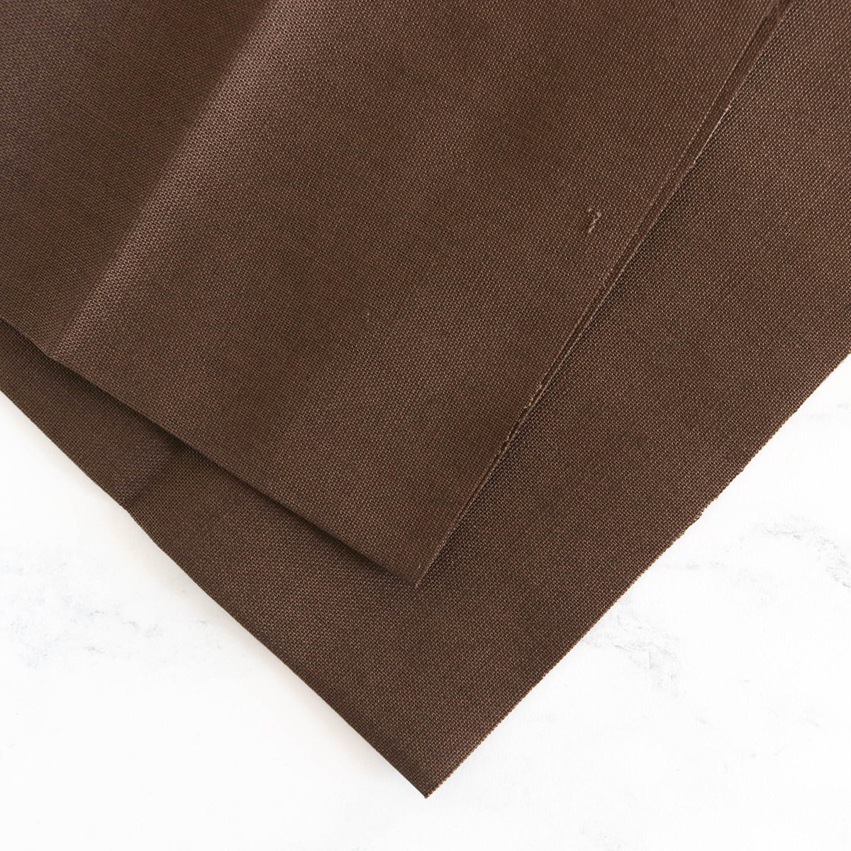 Cotton Hand Embroidery Fabric - Brown