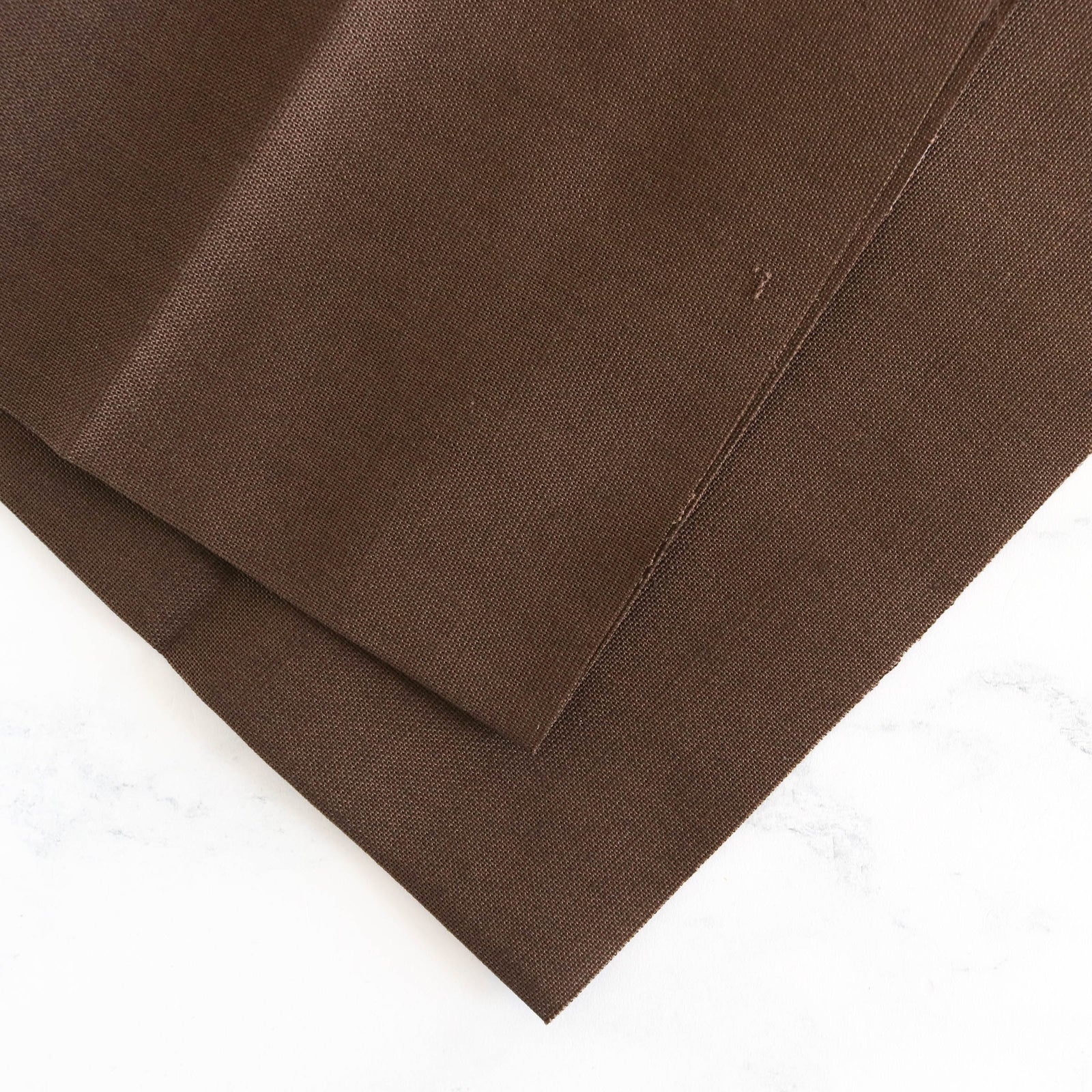 Cotton Hand Embroidery Fabric - Brown-Stitched Modern