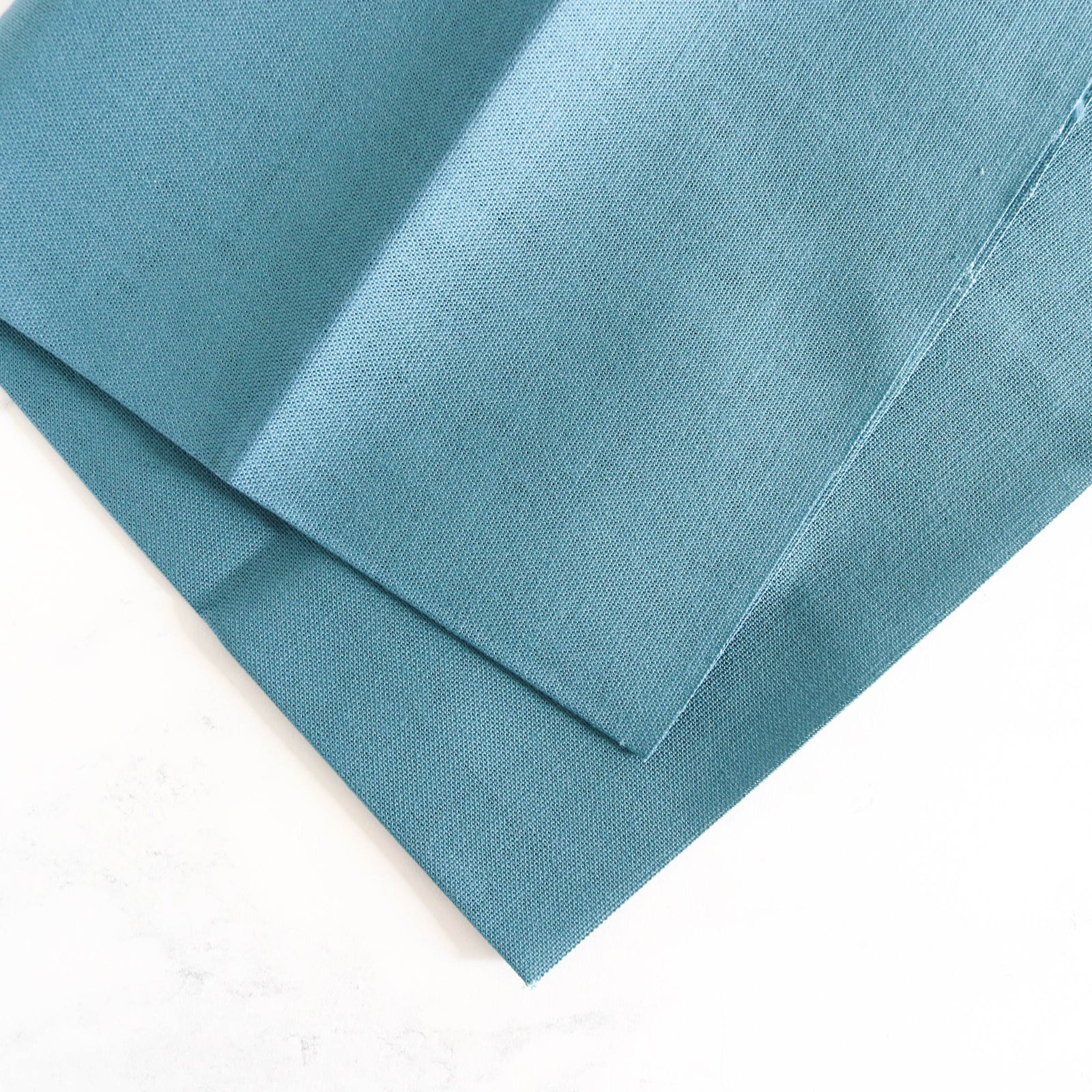 Cotton Hand Embroidery Fabric - Vintage Blue Gray-Stitched Modern