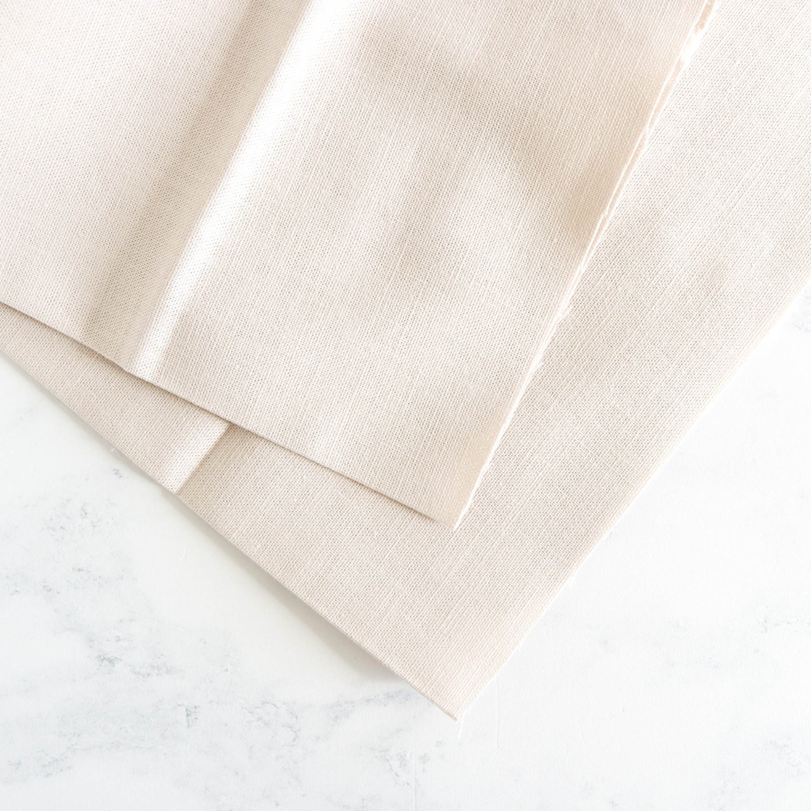 Cotton Hand Embroidery Fabric - Pale Gray-Stitched Modern