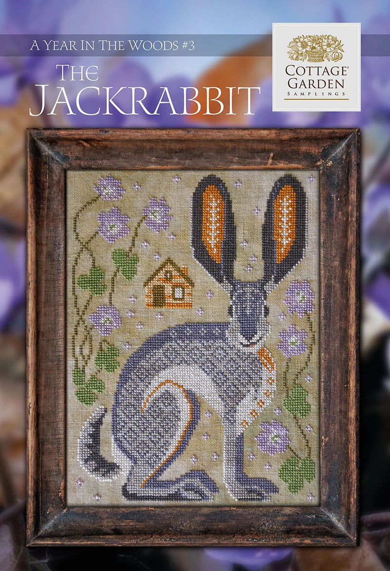 Year in the Woods Cross Stitch Pattern - The Jackrabbit (#3)