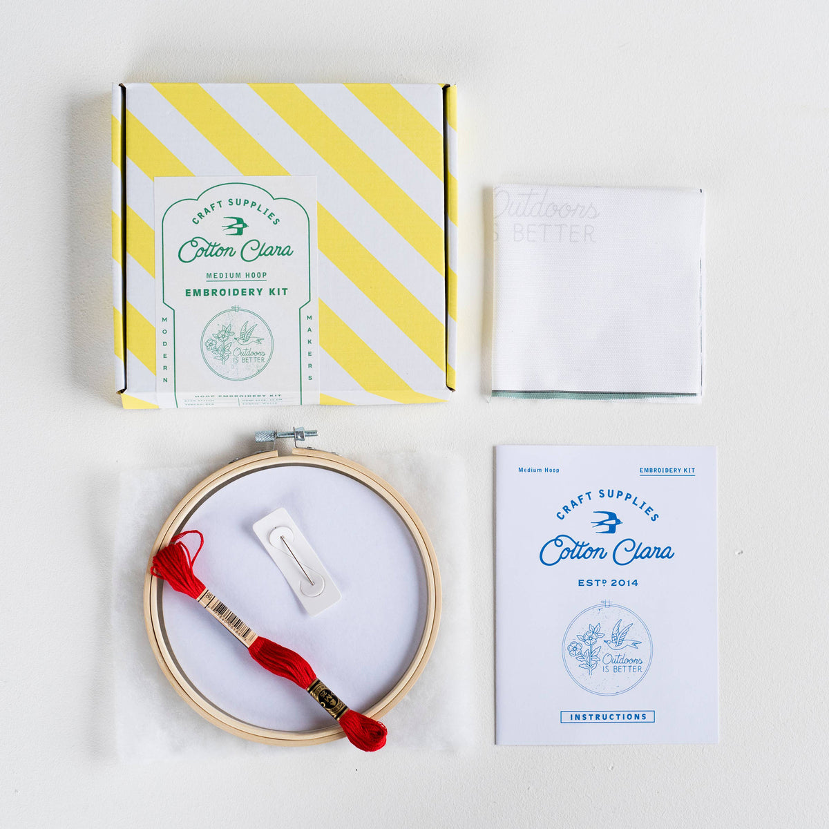 Outdoors Is Better Hand Embroidery Kit