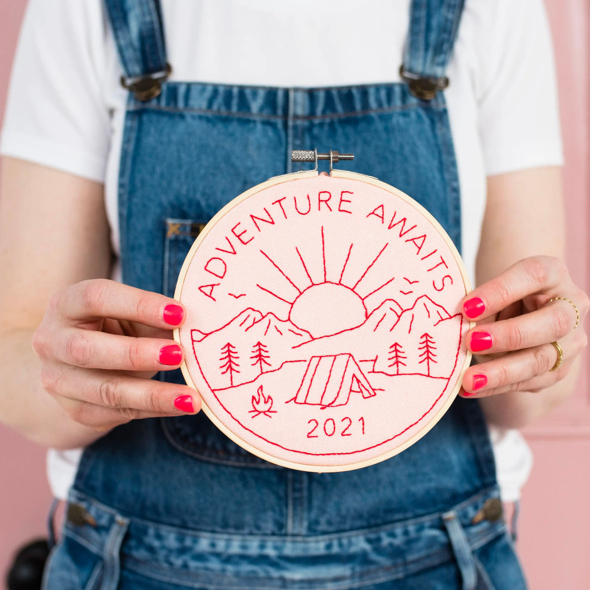 Adventure Awaits Hand Embroidery Kit