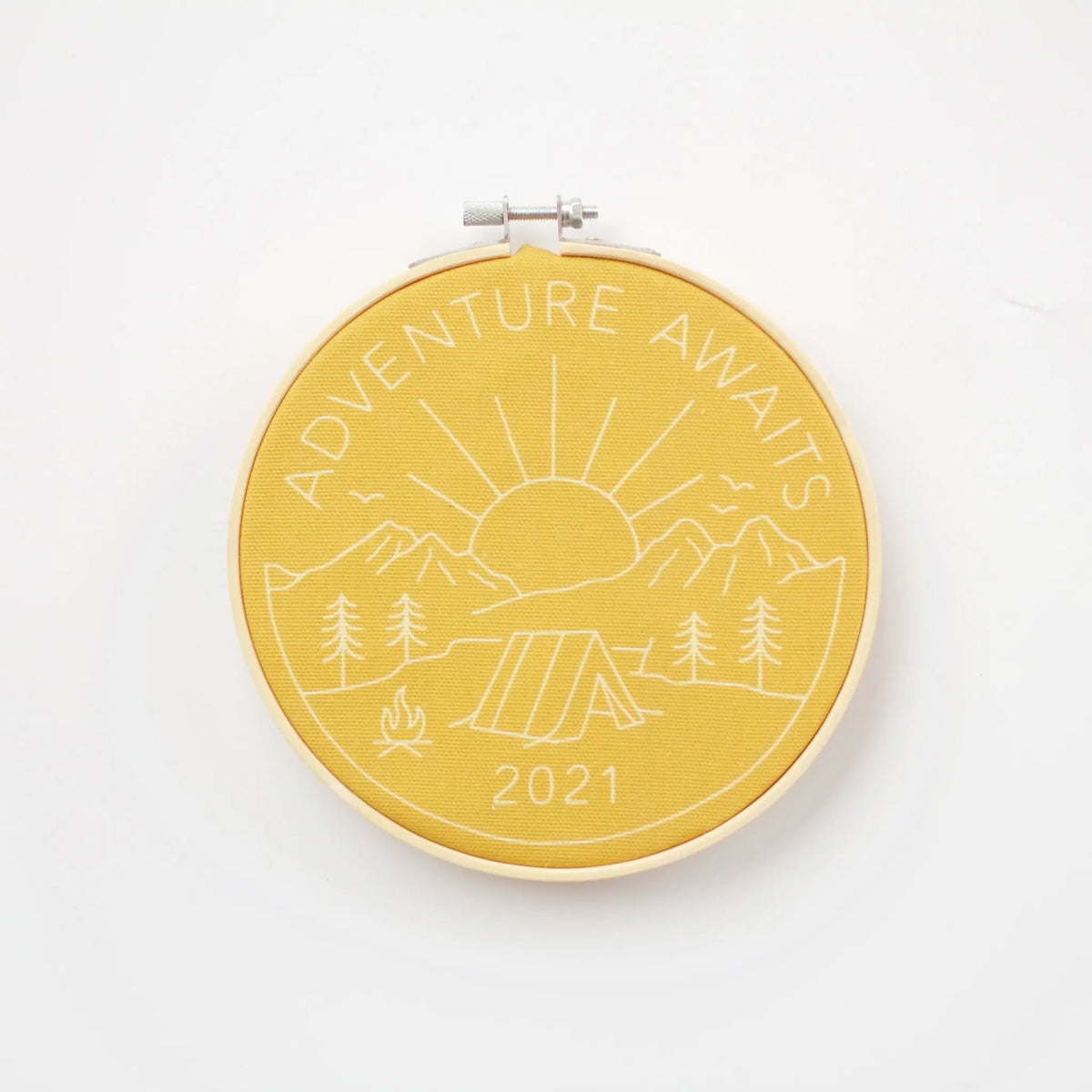 Adventure Awaits Hand Embroidery Kit