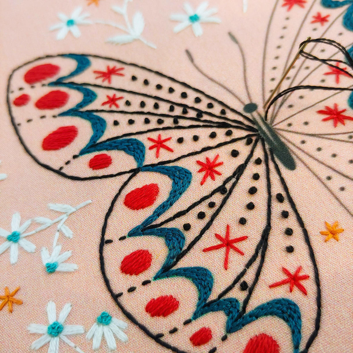 Butterfly Hand Embroidery Kit