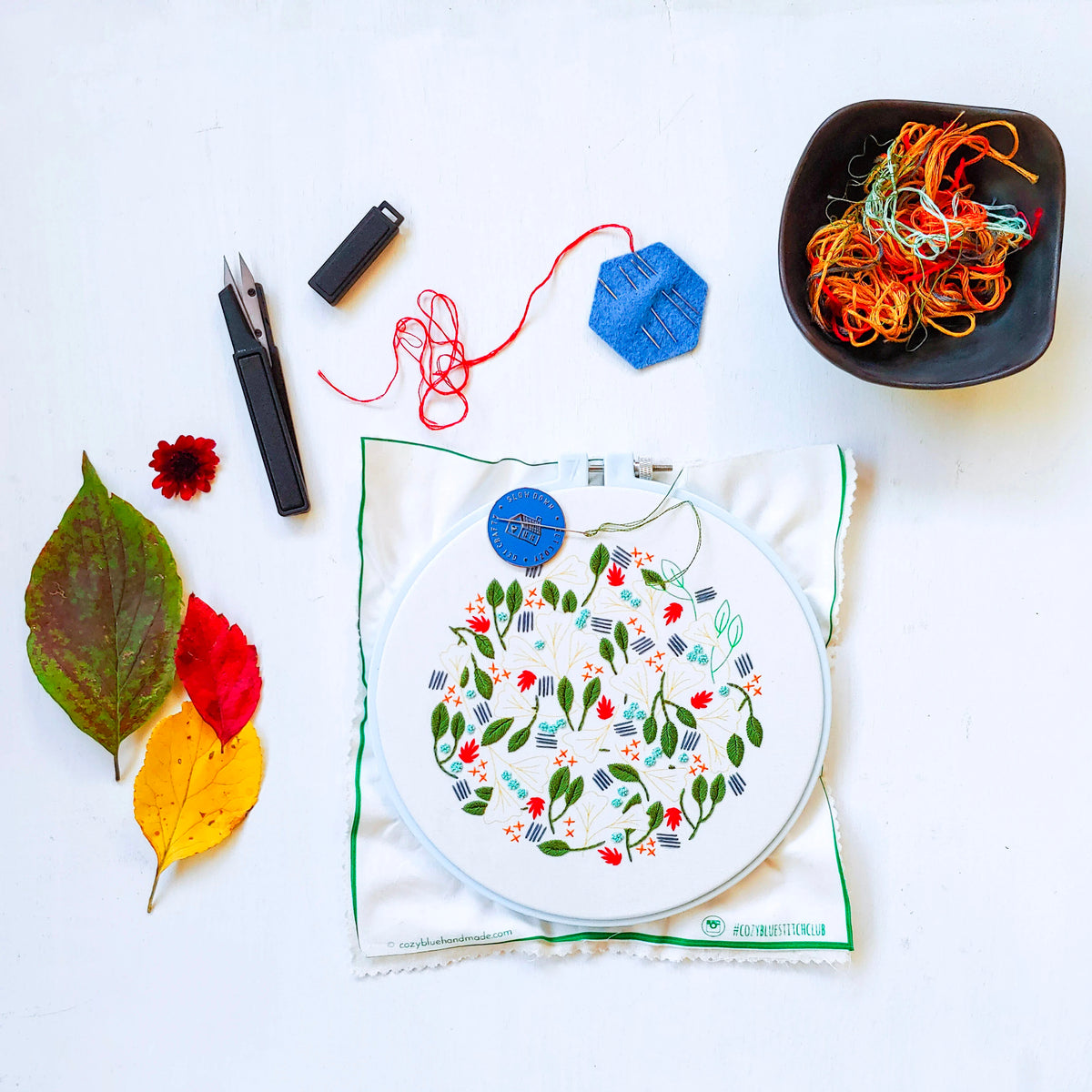 Forest Floor Hand Embroidery Kit