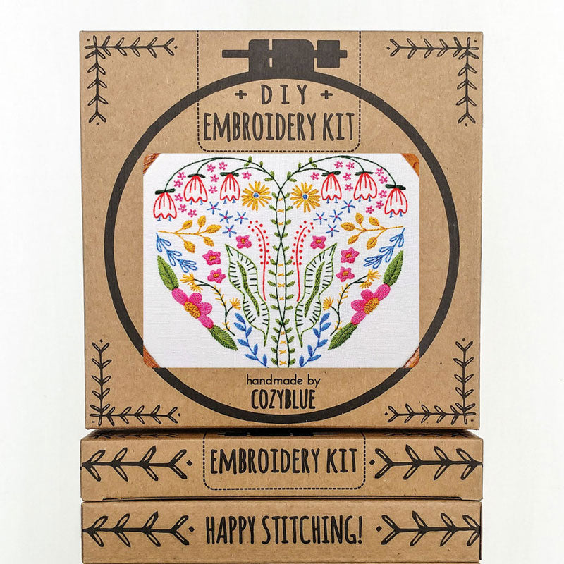 Full Heart Hand Embroidery Kit