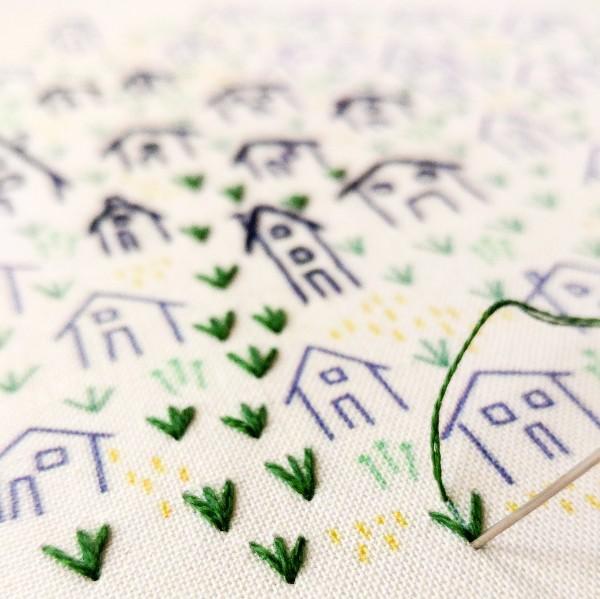 It Takes a Village Hand Embroidery Kit