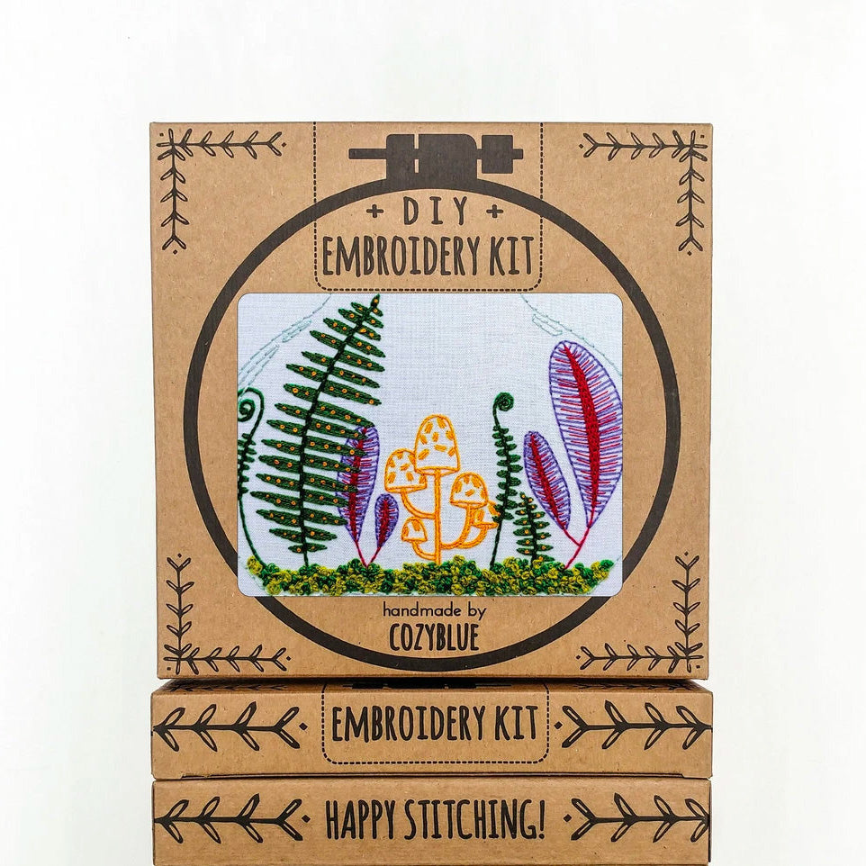 Terrarium Hand Embroidery Kit