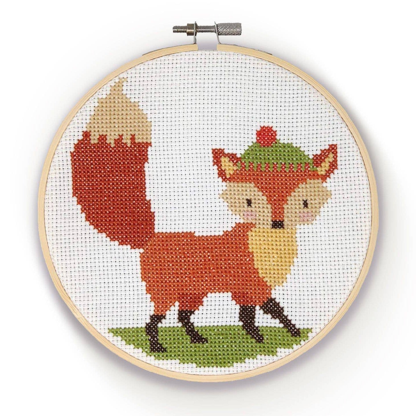 Safari Animals Cross Stitch Kits for Beginners. 5 Stamped Cross Stitch Kits  f