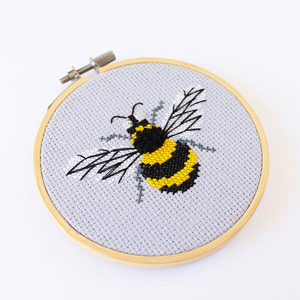 Bumblebee Mini Cross Stitch Kit