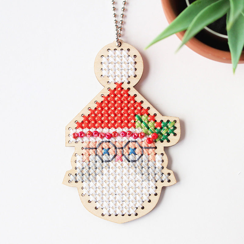 COOL YULE Cross Stitch Christmas Ornament Kit from Hands On Design: Pa –  the-surgeon's-knots