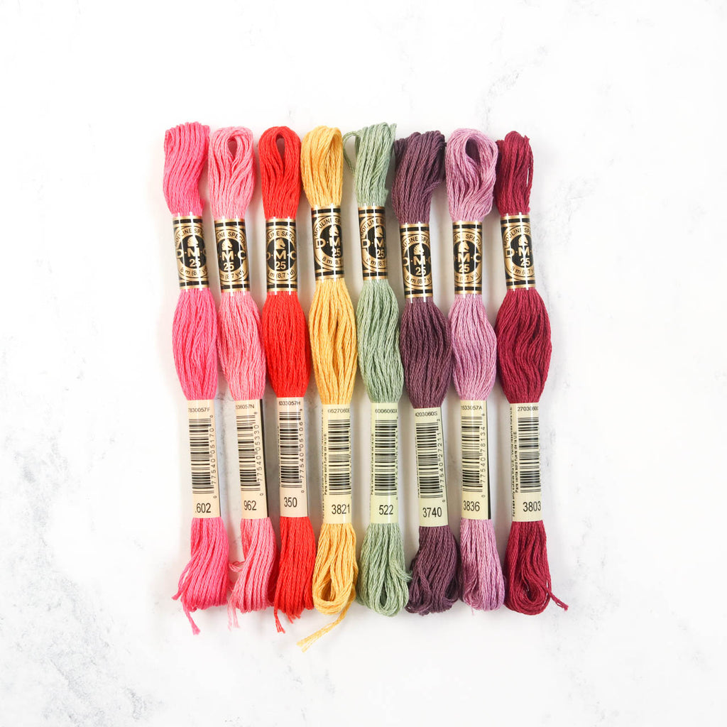 DMC Embroidery Floss Color Palette - Hygge - Stitched Modern