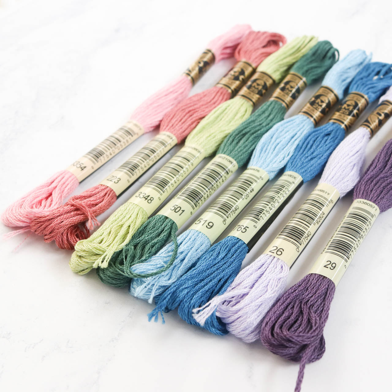 dmc succulent pattern DMC Embroidery Floss Color Palette - Moody Succulent