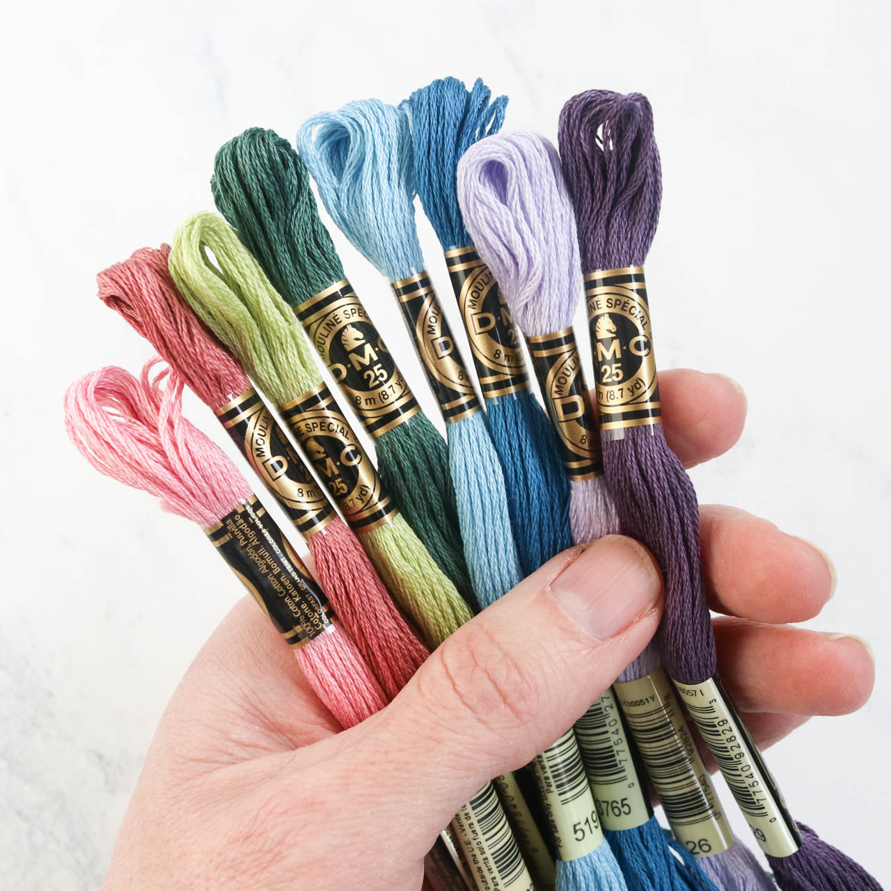 dmc succulent pattern DMC Embroidery Floss Color Palette - Moody Succulent