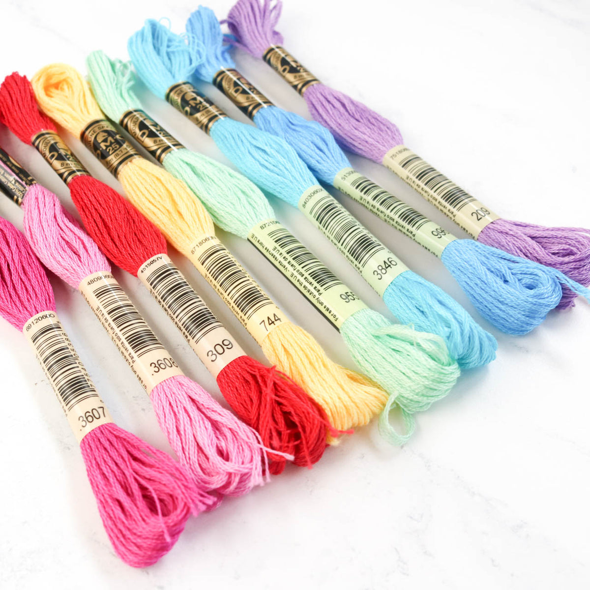 DMC Embroidery Floss Color Palette - Sprinkles