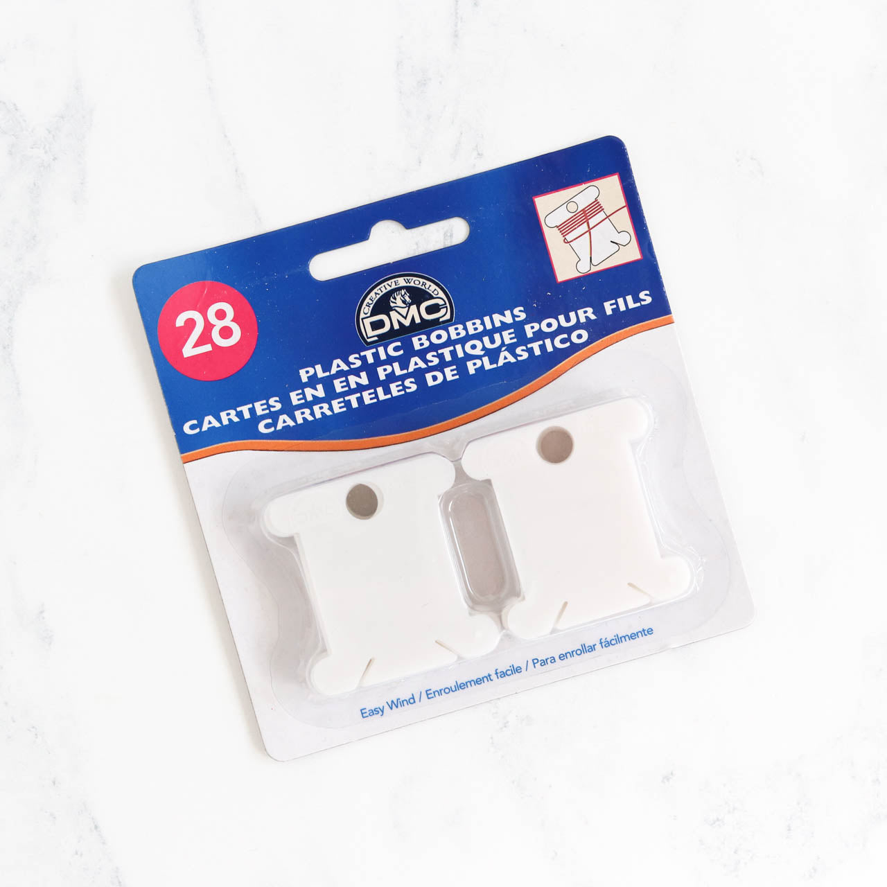 90 PK Plastic Embroidery Floss Cards BobbiN Labels for Cross