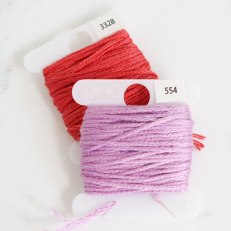 DMC Embroidery Floss Number Stickers Stitched Modern