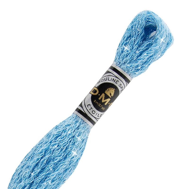 DMC C519 Mouliné Étoile Shimmer Embroidery Floss - Sky Blue