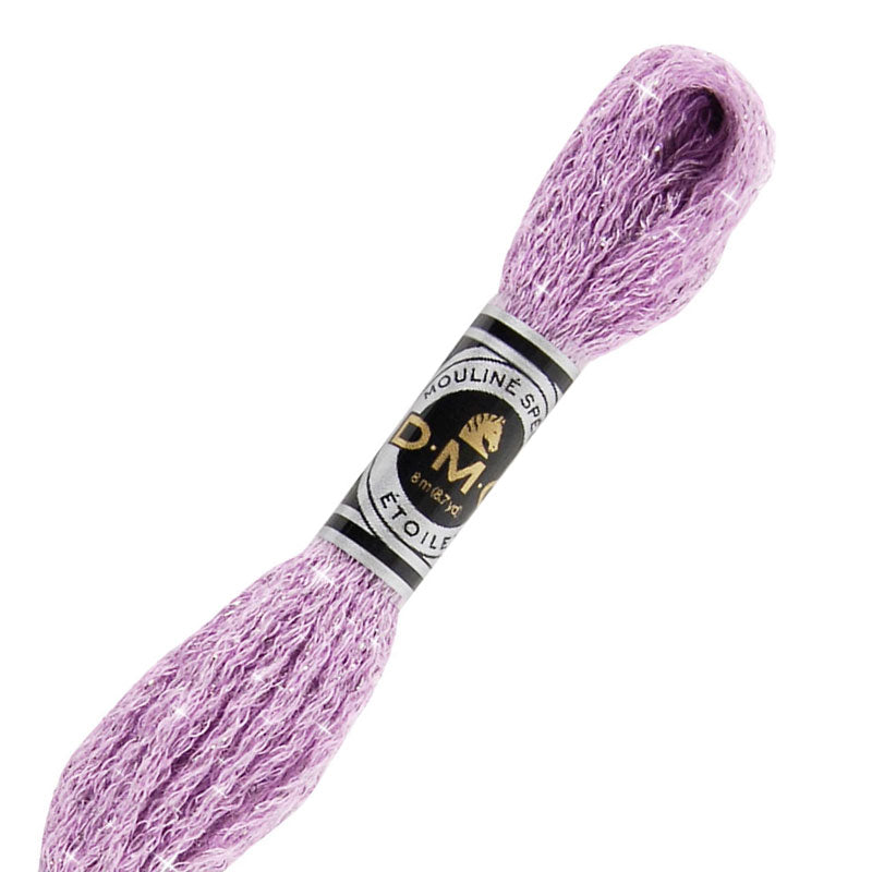 DMC C554 Mouliné Étoile Shimmer Embroidery Floss - Light Violet