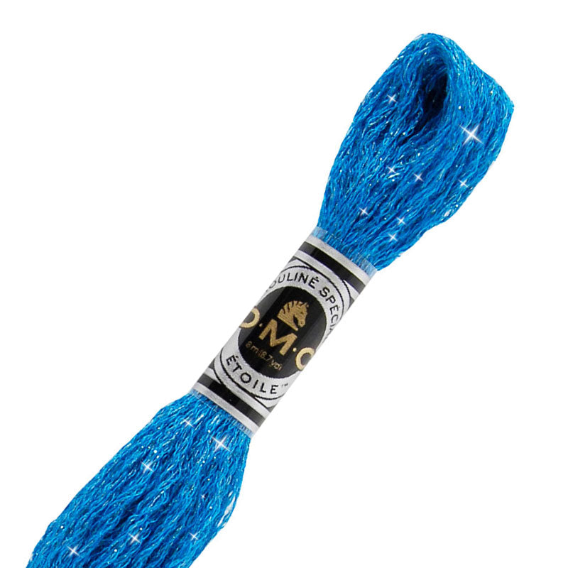 DMC C995 Mouliné Étoile Shimmer Embroidery Floss - Dark Electric Blue