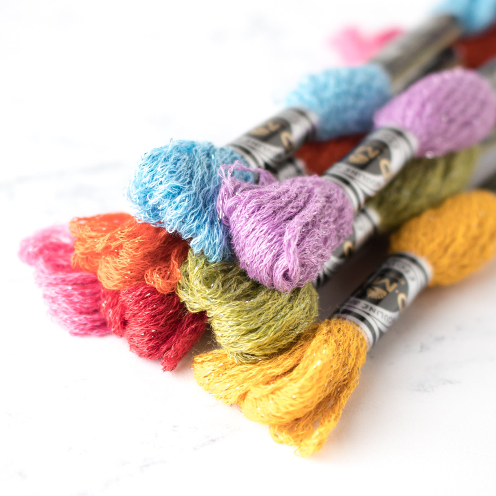 DMC Mouliné Étoile Embroidery Floss Collection - Pastel Rainbow - Stitched  Modern