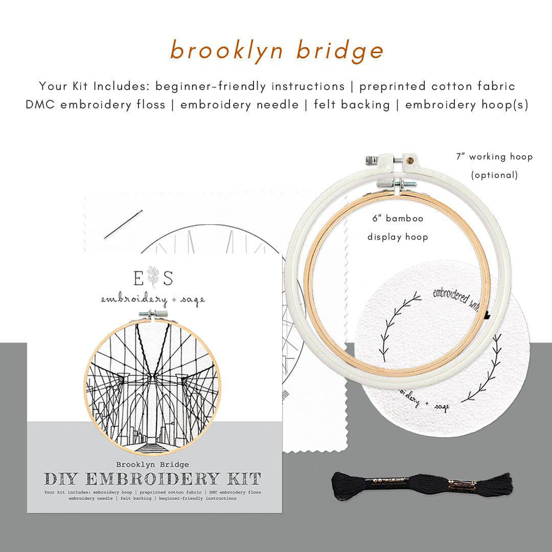 Abstract beginner punch needle kit – Brooklyn Haberdashery