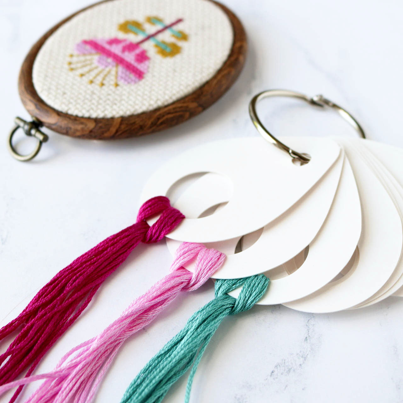 How to Make Cording from Embroidery Floss - Without a Drill! – Tiny  Modernist Cross Stitch
