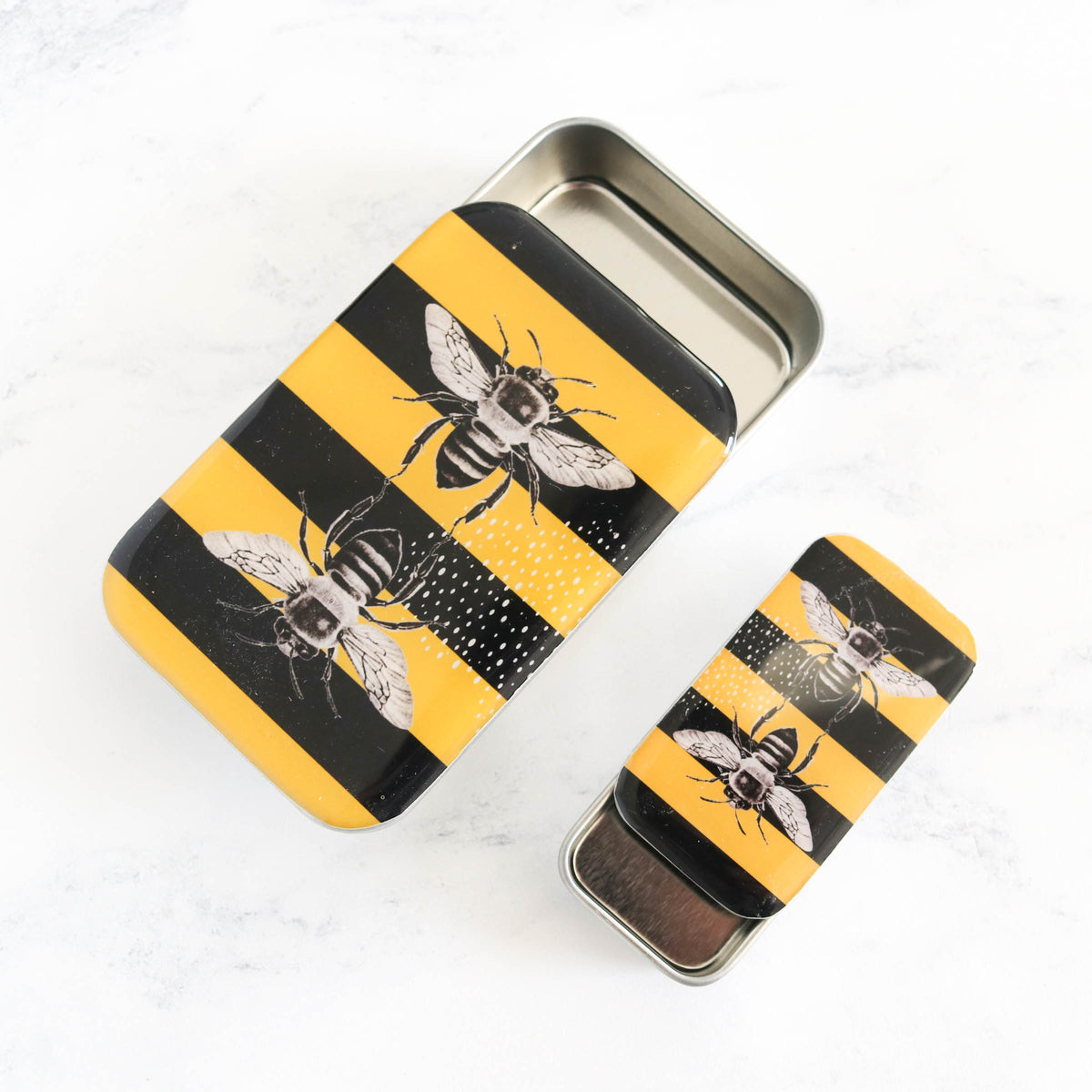 Vintage-Inspired Storage and Notions Tins - Bees