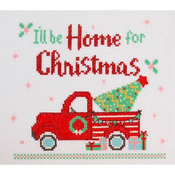 I&#39;ll Be Home for Christmas Cross Stitch Pattern