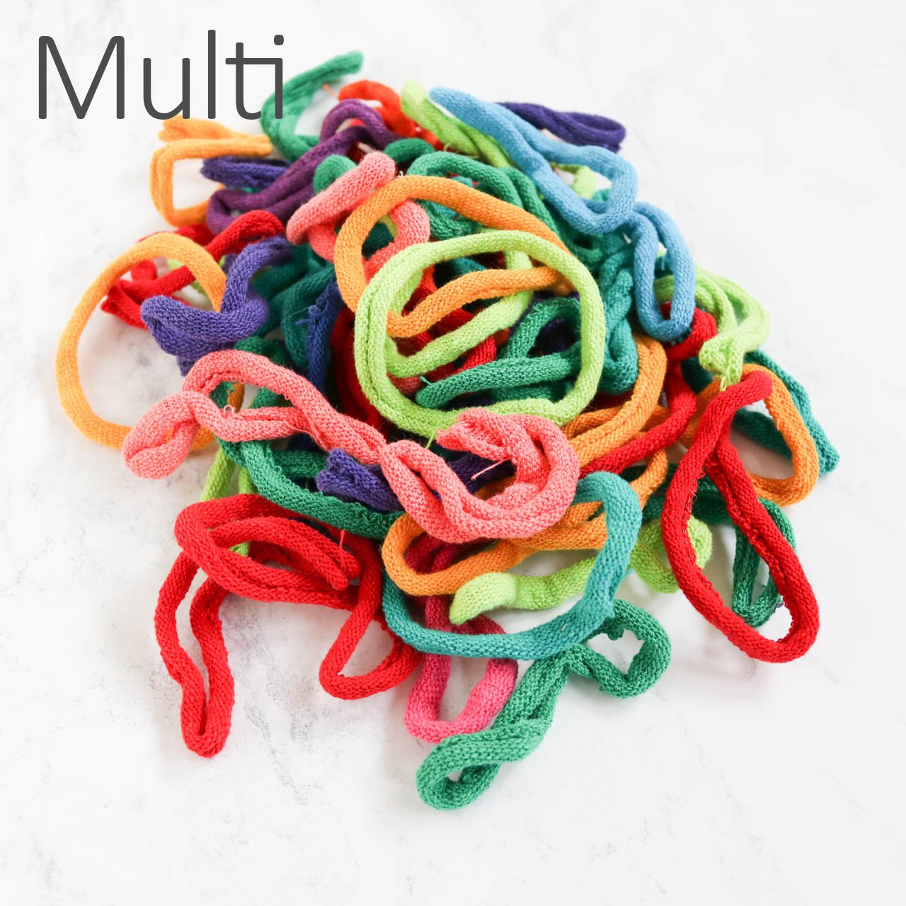 192pcs Potholder Weaving Loom Loops Multicolored Elastic Loom Bands for Kids, Size: 6x6cm