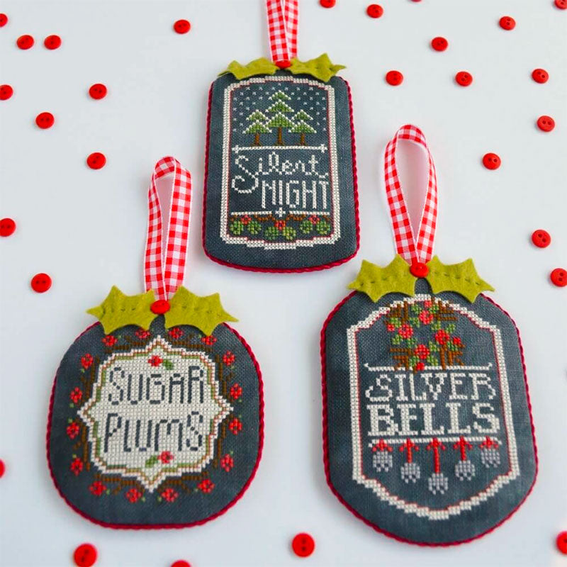 Chalkboard Ornaments Cross Stitch Pattern - Part 3