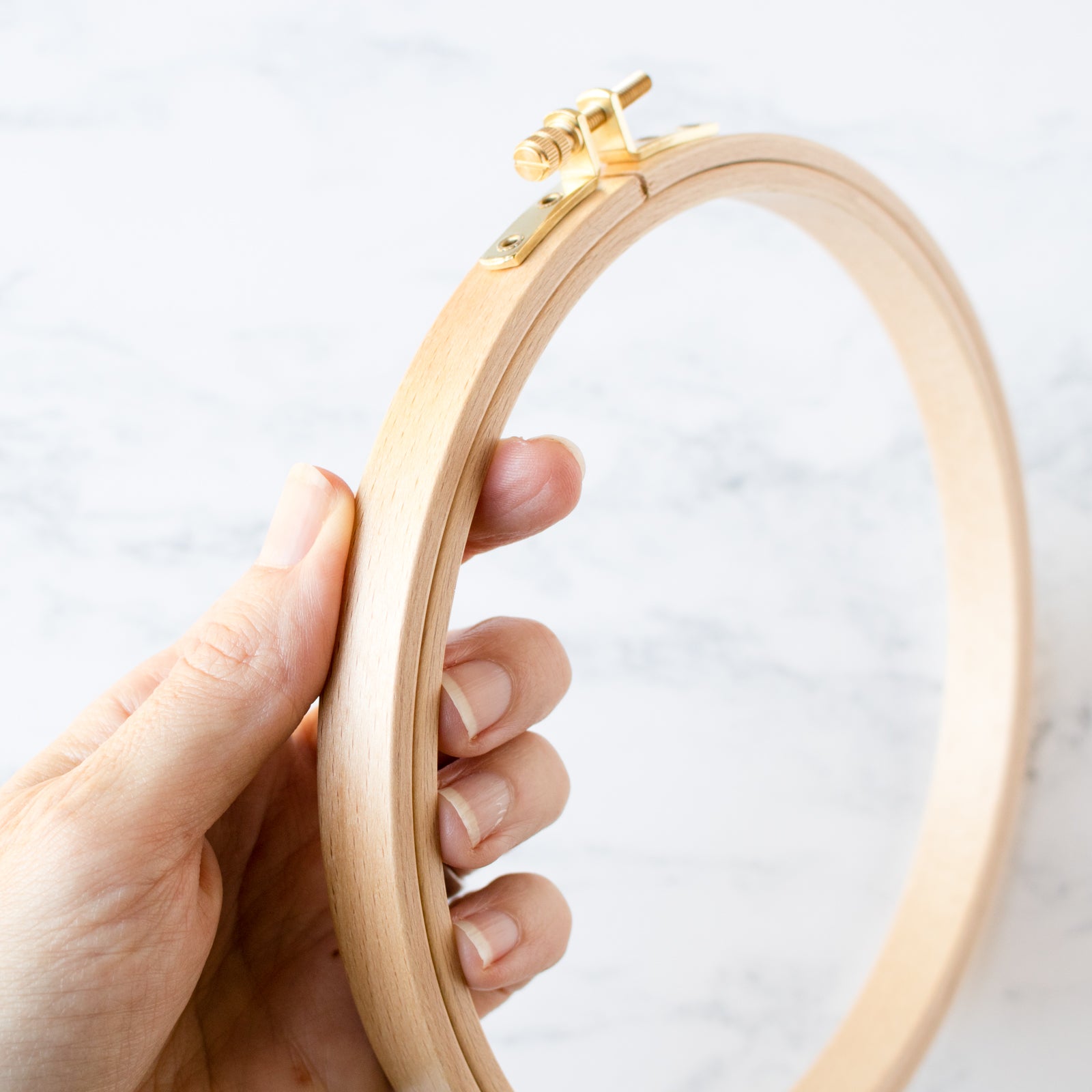 Premium Hardwood Embroidery Hoops - 5/8" Thick