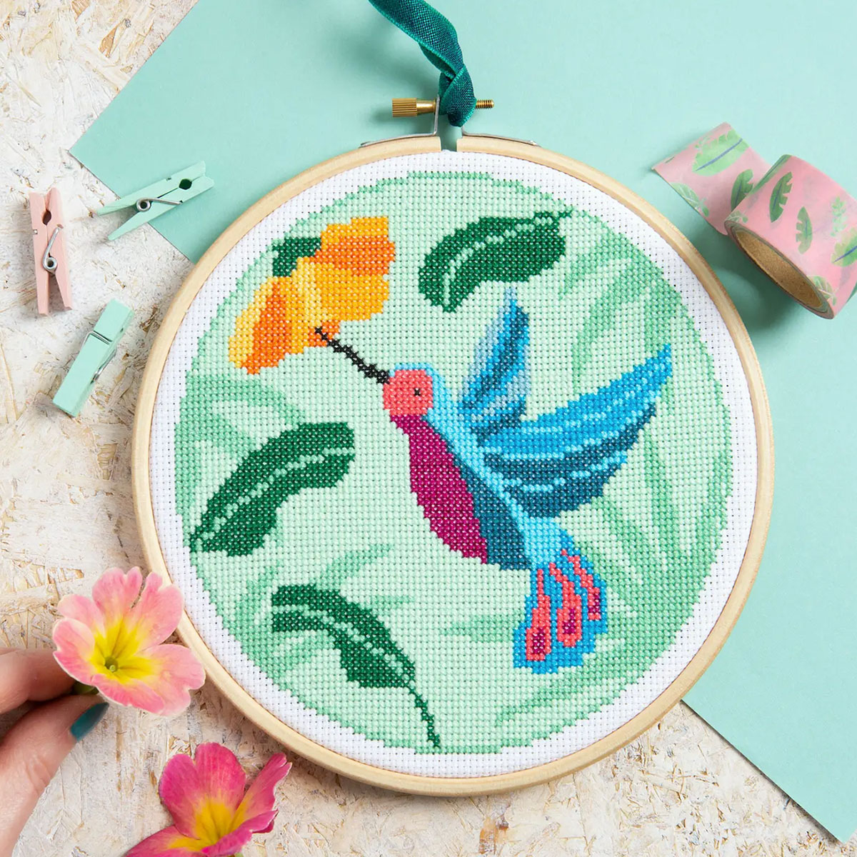 Hummingbird Cross Stitch Kit