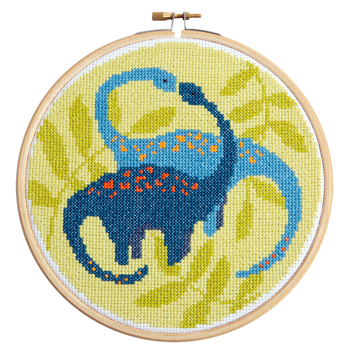 Dinosaur Cross Stitch Kit - Diplodocus
