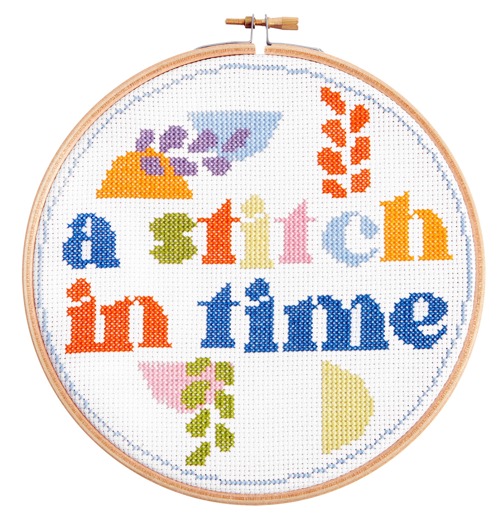 A Stitch In Time Cross Stitch Kit - Stitched Modern