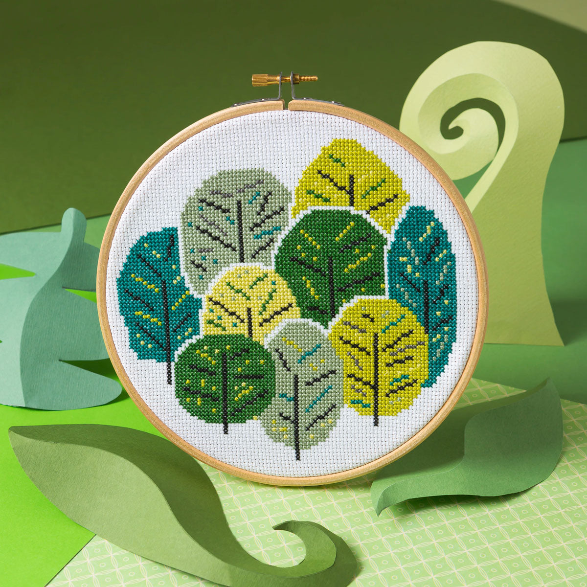 Summer Trees Cross Stitch Kit