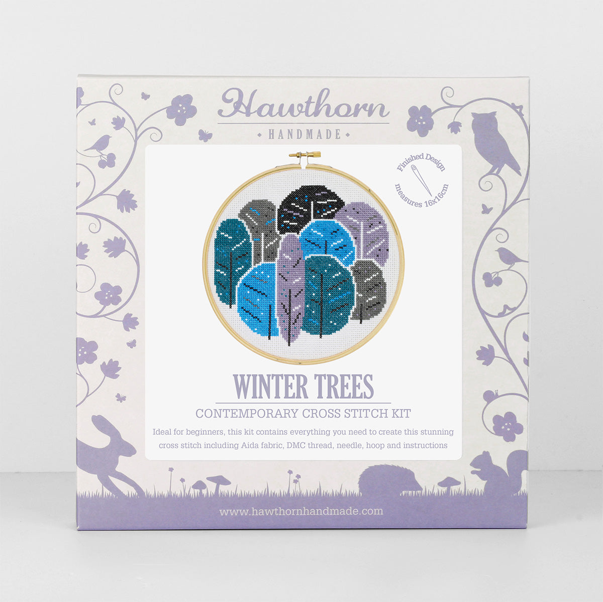 Winter Trees Cross Stitch Kit