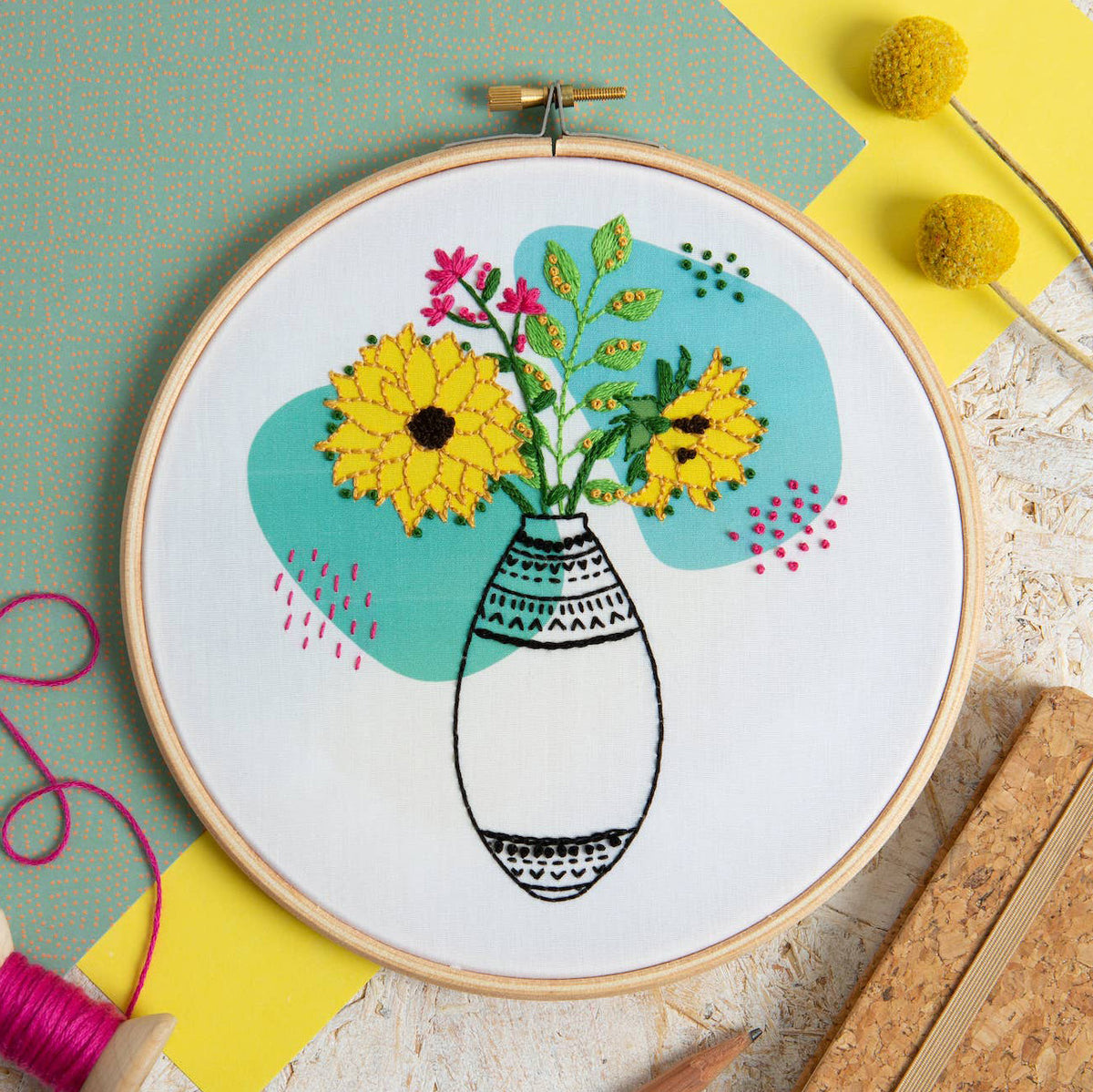 Sunshine Hand Embroidery Kit