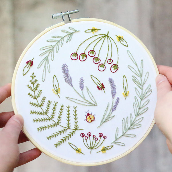 Wildwood Hand Embroidery Kit - Stitched Modern