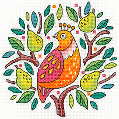 Partridge In A Pear Tree - Crewel Embroidery Kit - Needle Treasures 00819