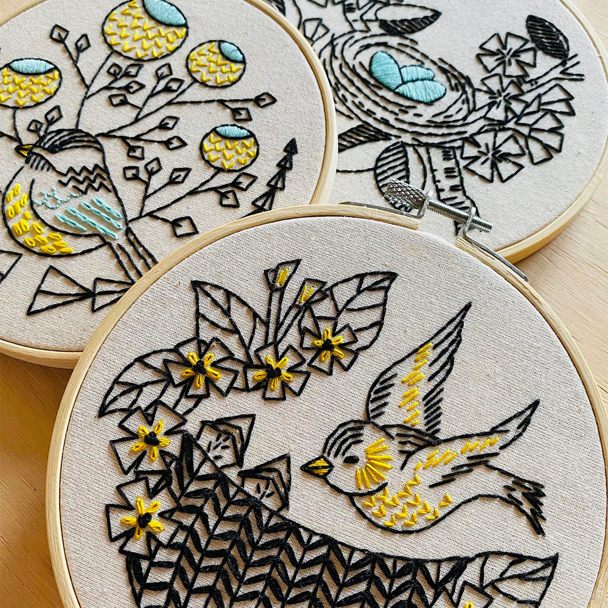 Goldfinch Hand Embroidery Kit