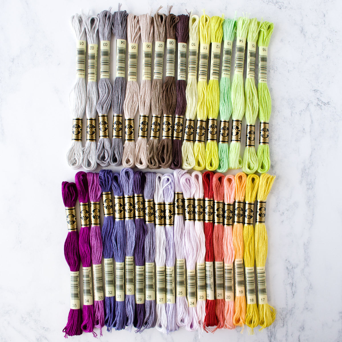 DMC Embroidery Floss Collection - 35 New Colors