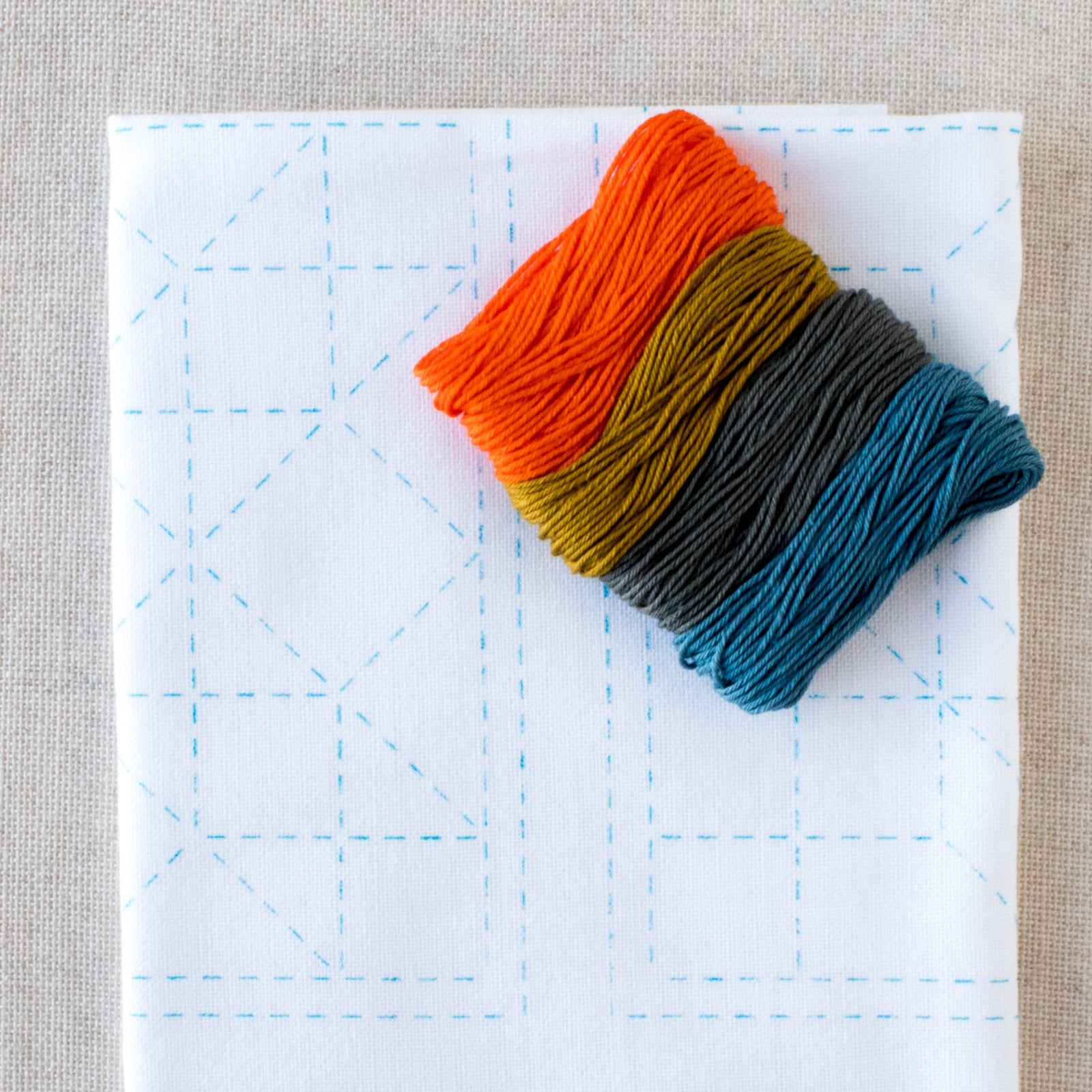 Sashiko Embroidery Kit Sampler Square – Hipstitch